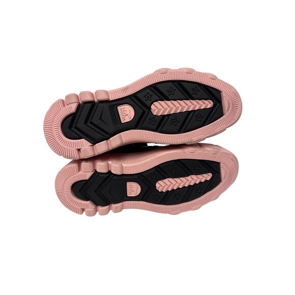 Sorel Caribou X Lace Boots Pink Sole Waterproof Black Leather Women's Size 7 NEW - Picture 9 of 11